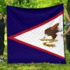 American Samoa Flag Premium Quilt A6  Quilt